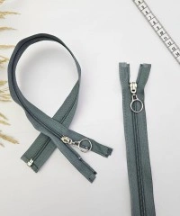 Yuvarlak Halka Fermuar | Mont-Çanta Fermuarı Uzunluk: 47 cm Damar Rengi