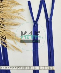Gizli Fermuar | Uzunluk: 40 cm | Saks Mavi