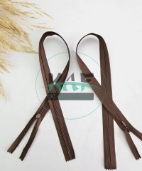 Gizli Fermuar | Uzunluk: 25 cm | Açık Kahverengi