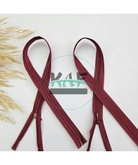 Gizli Fermuar | Uzunluk: 25 cm | Bordo