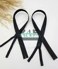 Gizli Fermuar | Uzunluk: 18 cm | Siyah