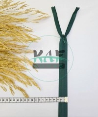 Gizli Fermuar | Uzunluk: 60 cm | Petrol Yeşili