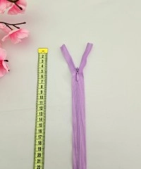 Gizli Fermuar | Uzunluk: 56 cm | Lila