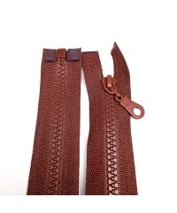 Kemik Fermuar | Mont-Çanta Fermuarı Uzunluk: 70 cm Kahverengi