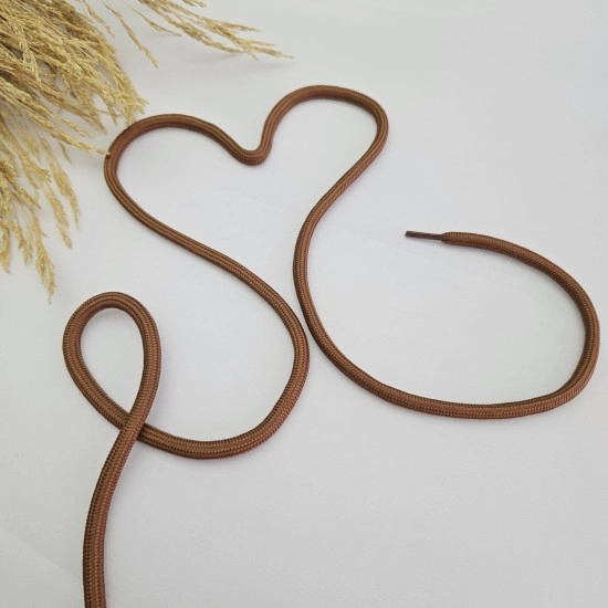 Sweatshirt İpi | Plastik Uçlu 120 cm Kordon | Karamel