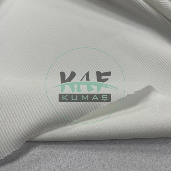 Fitilli İnterlok Kumaş | Taytlık ve Mayoluk | Ekru 11-83