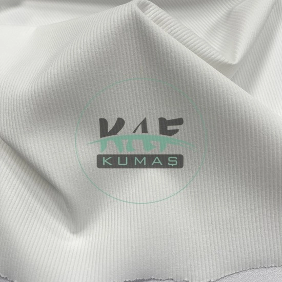 Fitilli İnterlok Kumaş | Taytlık ve Mayoluk | Ekru 11-83