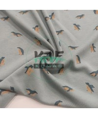 Baskılı İnterlok Kumaş | Penguen