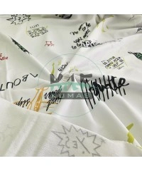  Baskılı Penye İki İplik Kumaş| Cheate