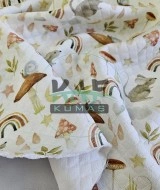 Desenli Kapitone Kumaş | Gökkuşağı