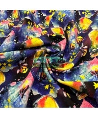 Baskılı Penye İki İplik Kumaş | Bal Kavanozu ve Arılar