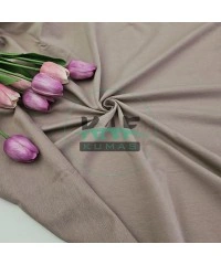 Penye %95 Pamuk %5 Elastan İki İplik Kumaş | Açık Kahverengi