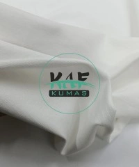 Üstü Fırçalı Penye %95 Pamuk %5 Elastan İki İplik Kumaş | Ekru