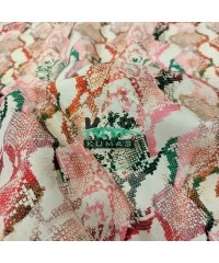 Baskılı Penye İki İplik Kumaş | Renkli Pullar