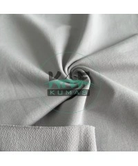 Penye %95 Pamuk %5 Elastan İki İplik Kumaş | Gri