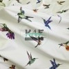 Baskılı Penye İki İplik Kumaş | Renkli Kuşlar