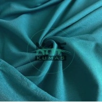 Penye %80 Pamuk %20 Polyester Şardonlu İki İplik Kumaş | Petrol