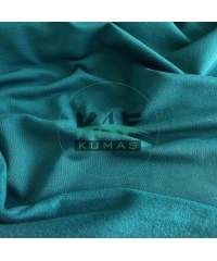 Penye %80 Pamuk %20 Polyester Şardonlu İki İplik Kumaş | Petrol