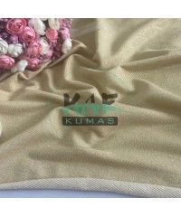 Gold Simli %95 Pamuk %5 Sim Diagonel İki İplik Kumaş