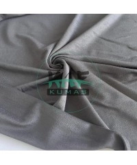 Penye Şardonlu İki İplik Kumaş | Koyu Gri