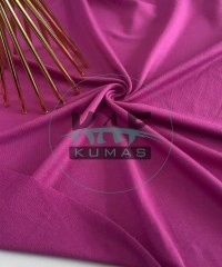 Viskon İki İplik Kumaş | Fuşya
