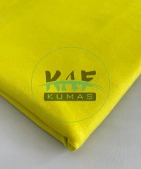 Viskon İki İplik Kumaş | Neon Sarı