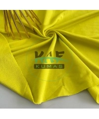 Viskon İki İplik Kumaş | Neon Sarı