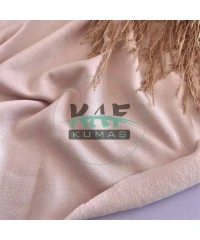 %100 Viskon İki İplik Kumaş | Şardonlu Pudra