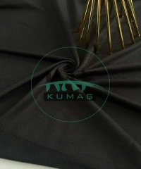 Viskon İki İplik Kumaş | Siyah