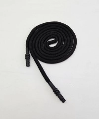 Özel Fırsat* Siyah 10'lu Kordon Bağcık 130 cm & No 5 Gümüş Renk 20'li Kuşgözü Set