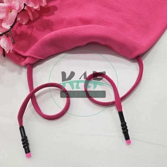 Özel Uçlamalı 134 cm Fuşya Kordon Bağcık | Sweatshirt-Eşofman İpi 1 Adet