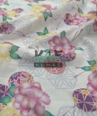 Baskılı %100 Pamuk Müslin Kumaş | Buket