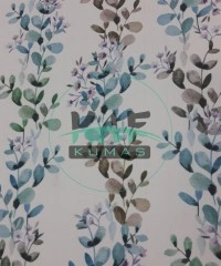 Baskılı %100 Pamuk Müslin Kumaş | Kiraz Çiçeği