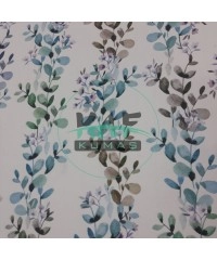 Baskılı %100 Pamuk Müslin Kumaş | Kiraz Çiçeği