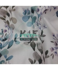 Baskılı %100 Pamuk Müslin Kumaş | Kiraz Çiçeği