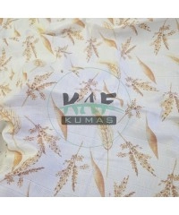 Baskılı %100 Pamuk Müslin Kumaş | Buğday