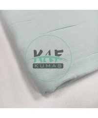  Krinkıl Müslin | 2 Katlı Bürümcük Kumaş | Buz Mavi