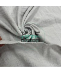  Krinkıl Müslin | 2 Katlı Bürümcük Kumaş | Gri
