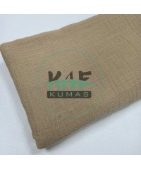  Krinkıl Müslin | 2 Katlı Bürümcük Kumaş | Bej