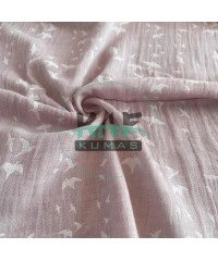  Jakarlı Krinkıl Müslin | 2 Katlı Bürümcük Kumaş | Kuş