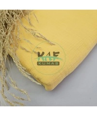 Krinkıl Müslin | 2 Katlı Bürümcük Kumaş | Sarı