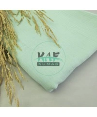 Krinkıl Müslin | 2 Katlı Bürümcük Kumaş | Su Yeşili