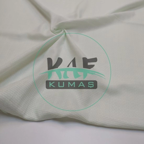 Baskılı Bambu Karışım Müslin Parça Kumaş | Yeşil Çizgili