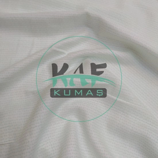 Baskılı Bambu Karışım Müslin Parça Kumaş | Yeşil Çizgili