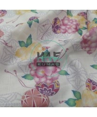 Baskılı %100 Pamuk Müslin Kumaş | Buket