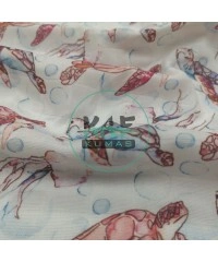 Baskılı %100 Pamuk Müslin Kumaş | Karetta