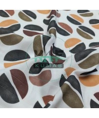 Baskılı %100 Pamuk Müslin Kumaş | Boho Çekirdek