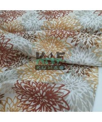 Baskılı %100 Pamuk Müslin Kumaş | Kamelya