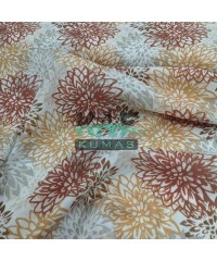 Baskılı %100 Pamuk Müslin Kumaş | Kamelya