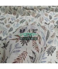 Baskılı %100 Pamuk Müslin Kumaş | Soft Dallar